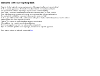 helpdesk.d-velop.de screenshot