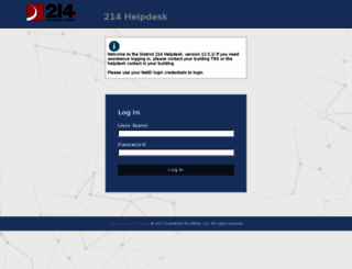 helpdesk.d214.org screenshot