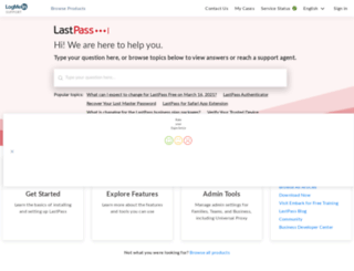 helpdesk.lastpass.com screenshot