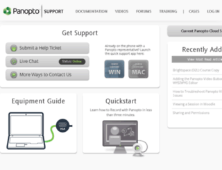 helpdesk.panopto.com screenshot