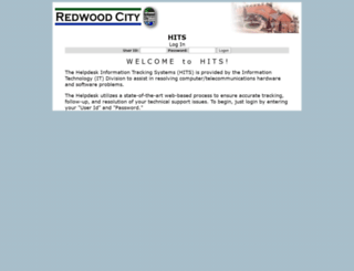 helpdesk.redwoodcity.org screenshot