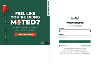 helpdesk.sysaid.com screenshot