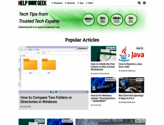 helpdeskgeek.com screenshot