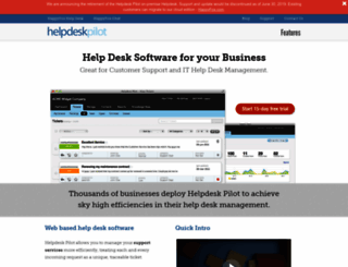 helpdeskpilot.com screenshot