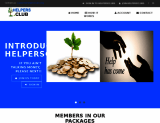 helpersclub.org screenshot