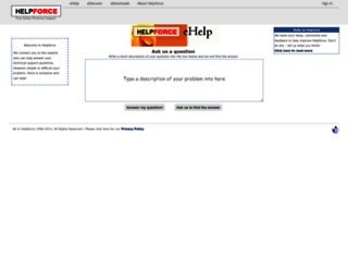 helpforce.com screenshot