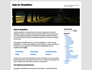 helpforshoplifters.com screenshot