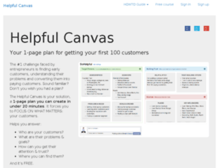 helpfulcanvas.com screenshot