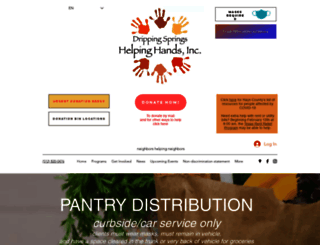 helpinghands-drippingsprings.org screenshot