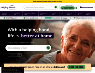 helpinghands.co.uk screenshot