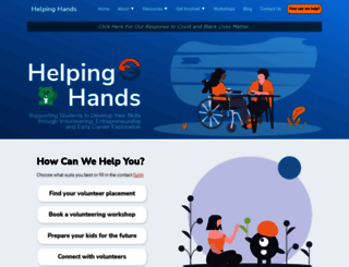 helpinghandsapp.com screenshot