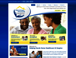 helpinghandshealthcare.net screenshot