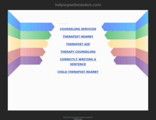 helpingwebmasters.com screenshot