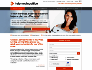 helpmovingoffice.com screenshot