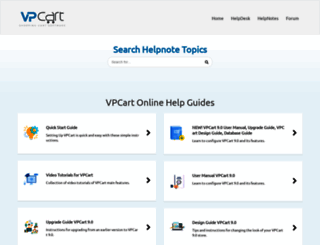 helpnotes.vpasp.com screenshot