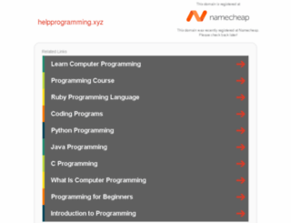 helpprogramming.xyz screenshot
