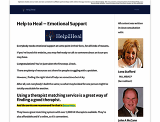helptoheal.co.uk screenshot