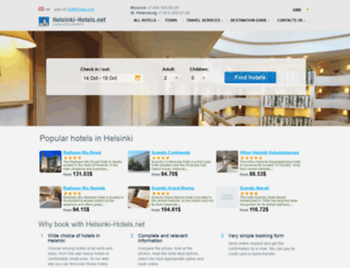 helsinki-hotels.net screenshot