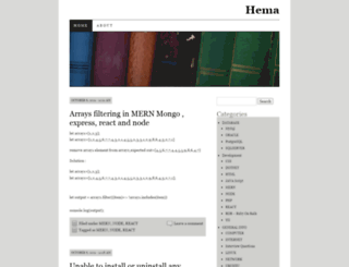 hemamca.wordpress.com screenshot