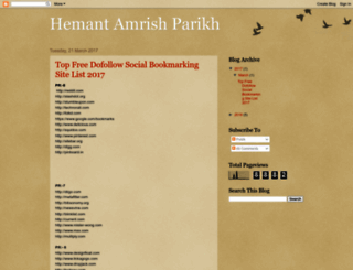 hemantamrishparikh.blogspot.com screenshot