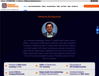 hemantdeshpande.com screenshot