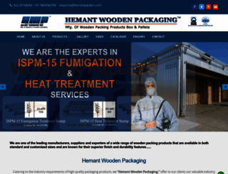 hemantpackers.com screenshot