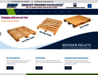 hemantwoodenpackaging.com screenshot