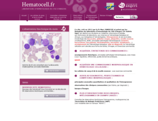hematocell.univ-angers.fr screenshot