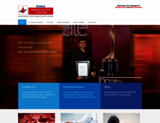 hematologycenter.in screenshot
