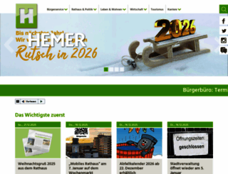 hemer.de screenshot