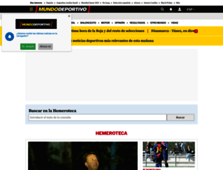 hemeroteca.mundodeportivo.com screenshot