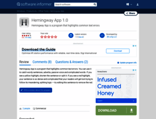 hemingway-app.software.informer.com screenshot