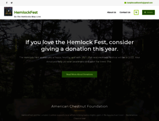 hemlockfest.org screenshot
