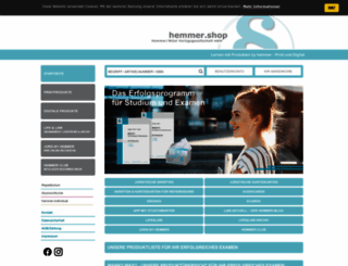 hemmer-shop.de screenshot