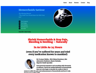 hemorrhoids-saviour.com screenshot