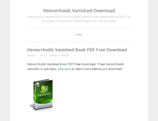hemorrhoidsvanisheddownload.wordpress.com screenshot