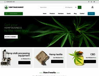 hemptrademarket.com screenshot