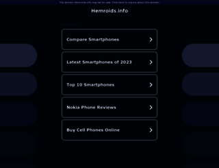 hemroids.info screenshot