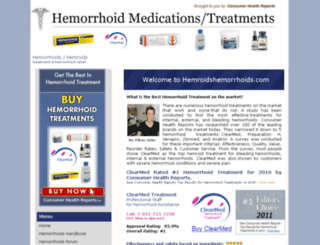 hemroidshemorrhoids.com screenshot