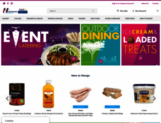 henderson-foodservice.com screenshot