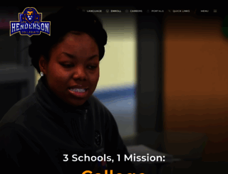 hendersoncollegiate.org screenshot