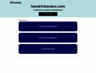 hendrickandco.com screenshot