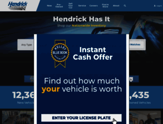 hendrickauto.com screenshot