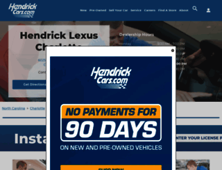 hendricklexus.com screenshot