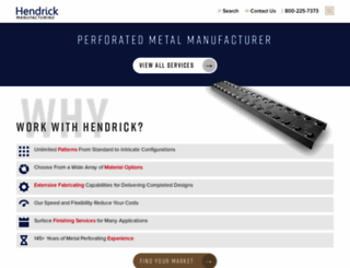 hendrickmfg.com screenshot
