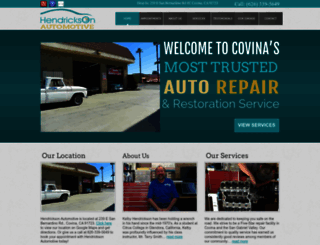 hendricksonautomotive.com screenshot