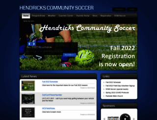 hendrickssoccer.net screenshot