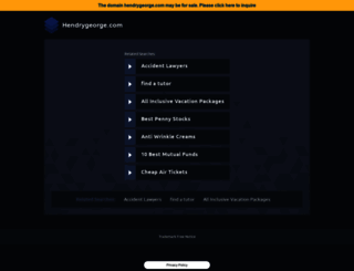 hendrygeorge.com screenshot