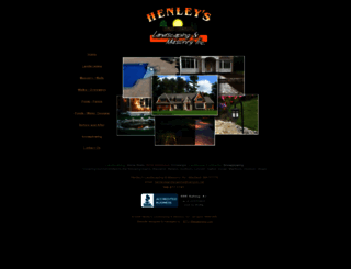 henleylandscaping.com screenshot