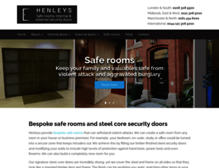 henleyssecuritydoors.co.uk screenshot